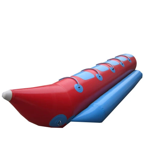 Low price single tube inflatable banana boat,water banana boat agua inflable