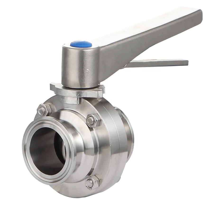Factory Wholesale Price Clean Room Milk Juice Butterfly Valve