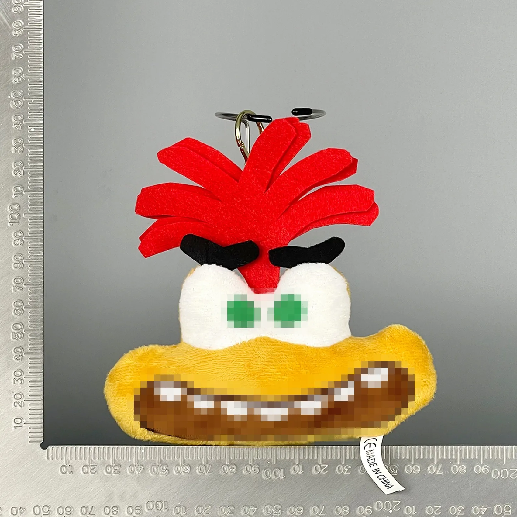 2024New Sales Cartoon Character Peluches Anime Brain Mood Plush Keychain Sad Angry Anxious Plush Pendant Baby Toys