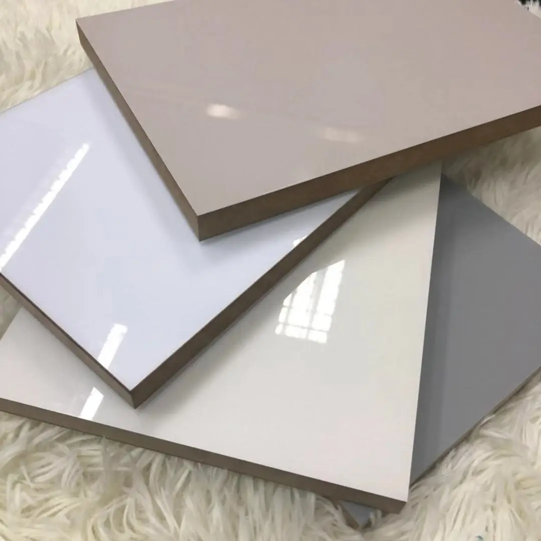 High Gloss Acrylic MDF Boards Laminated 18mm Thick MDF Board Lacquer Acrylic MDF Board