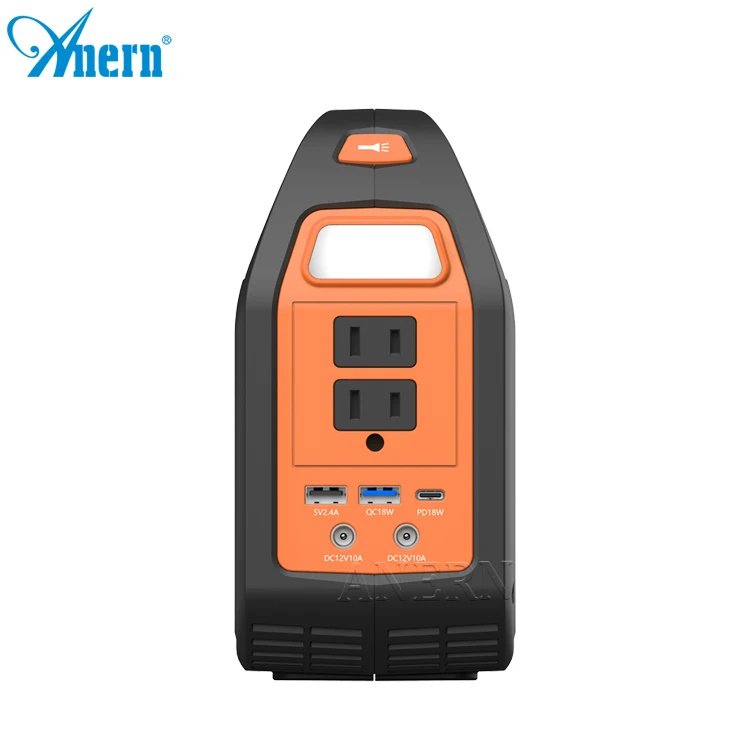 Portable energy storage power supply 150W outdoor lithium battery solar generator set