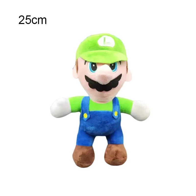 Wholesale 20/25cm Super Mario Bros Game Mario Stuffed Plush Toys Mushroom Man Toad Doll Yoshi Dragon Luigi Figure Pendant