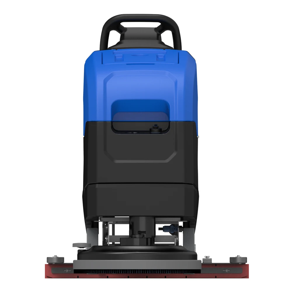 M510S 55L Water Tank Walk Behind Auto Scrubber Tile Floor Cleaning Scrubber Machine
