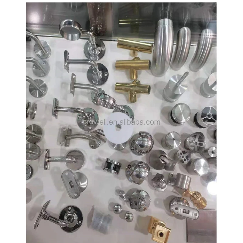 stainless steel tube pipe staircase handrail fitting weld tube handrail stainless steel railing fittings wall fixing bracket