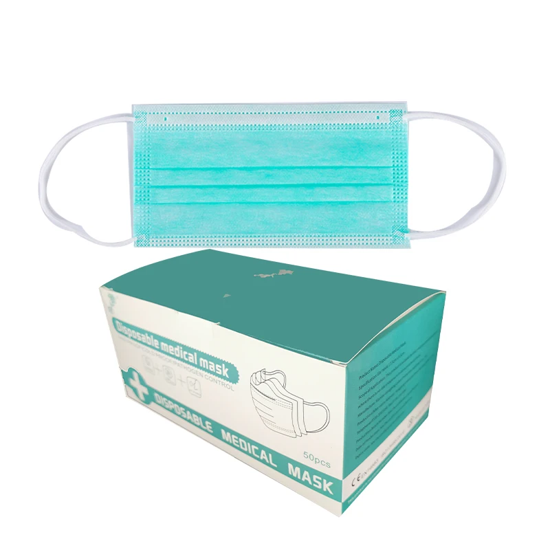 Gongbing face masks 3ply Non-woven 3 ply facemask disposable face mask with earloops non medical