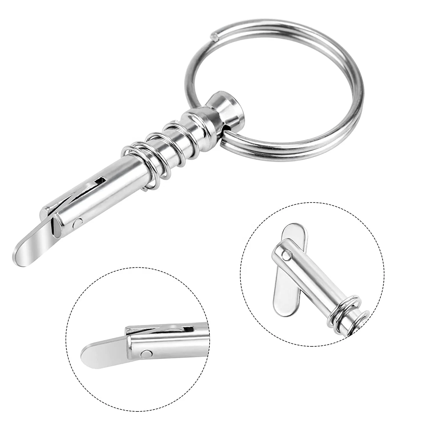 Quick Install Quick Release Pin  316 Stainless Steel