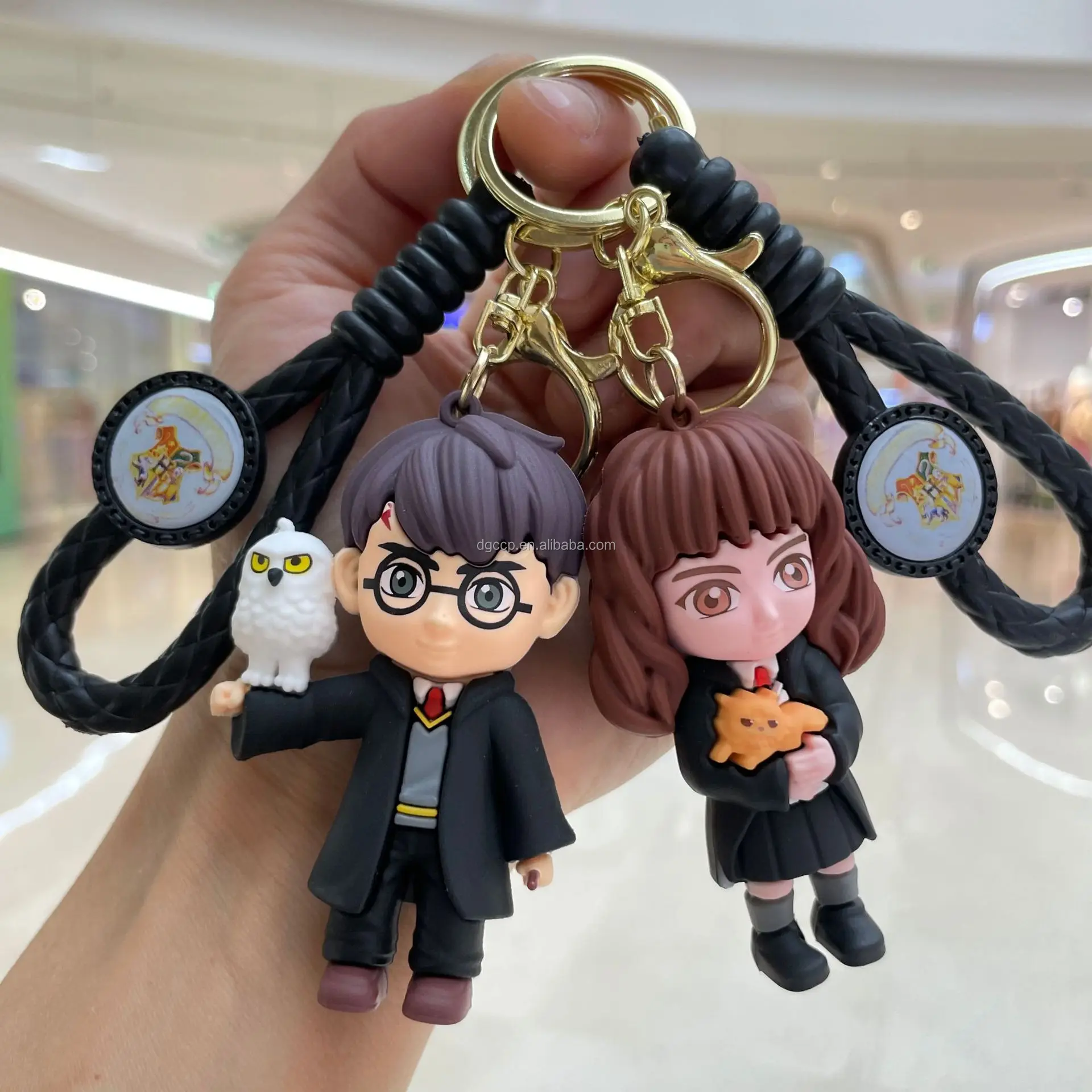 Cute decoration American movies harry figure souvenir 3d harry Character pvc keychain accessories