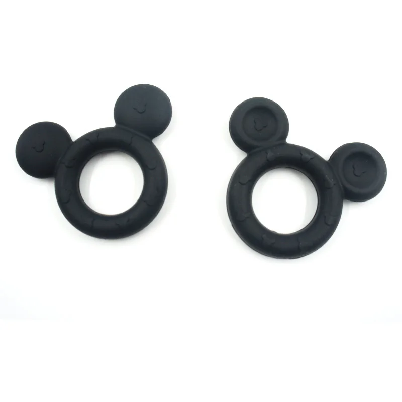 New Custom Baby Toys Animals Cartoon Teether Pendant BPA Free Silicone Teether