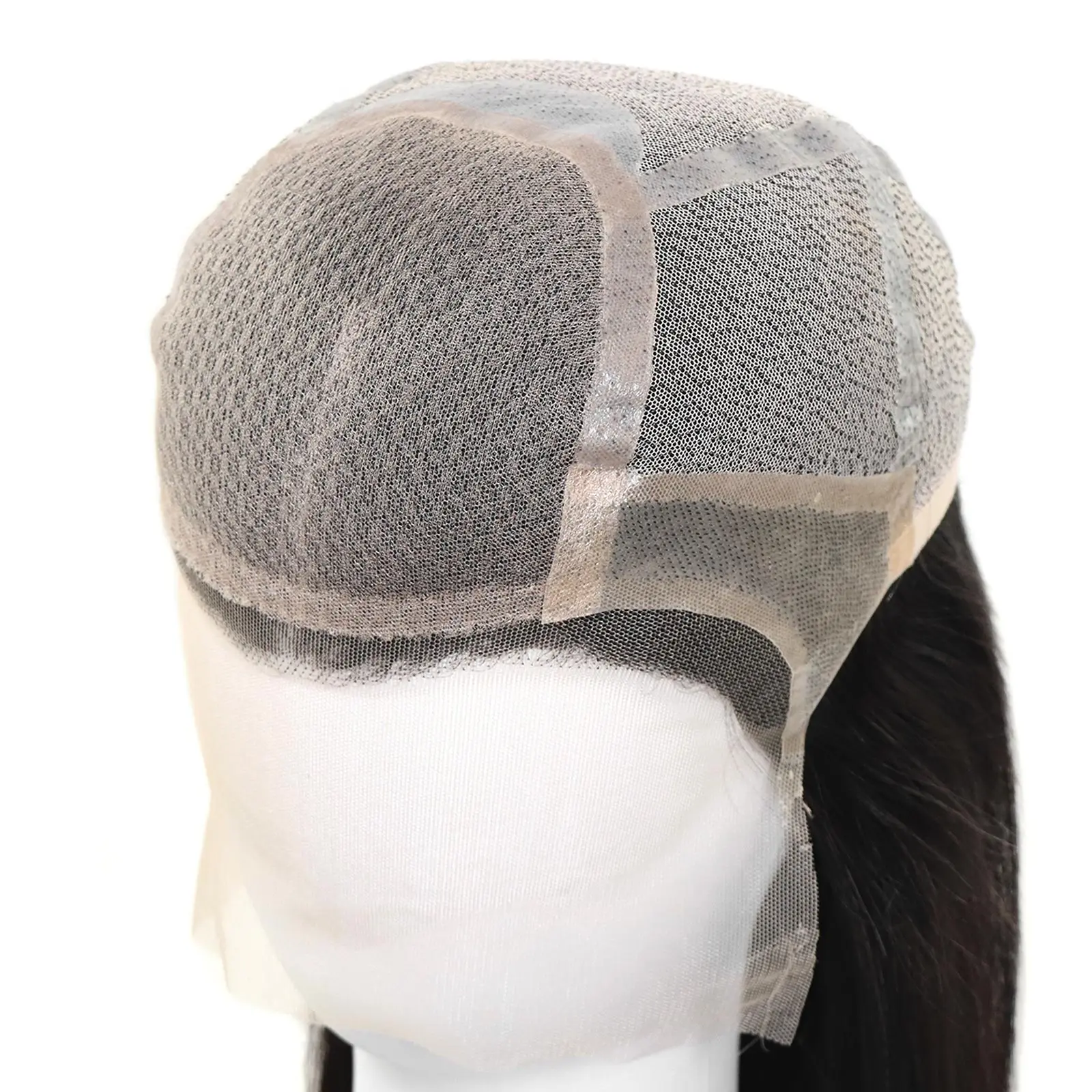 Manufacturer Glueless Soft Lace Front Human Hair Wig Silk Top Medical Grade Wigs for Black White Women