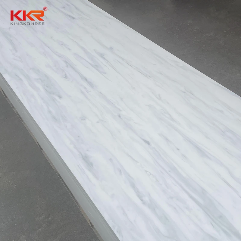 Acrylic solid surface sheets with pearl powder solid surface special design Stones decoration for walls price