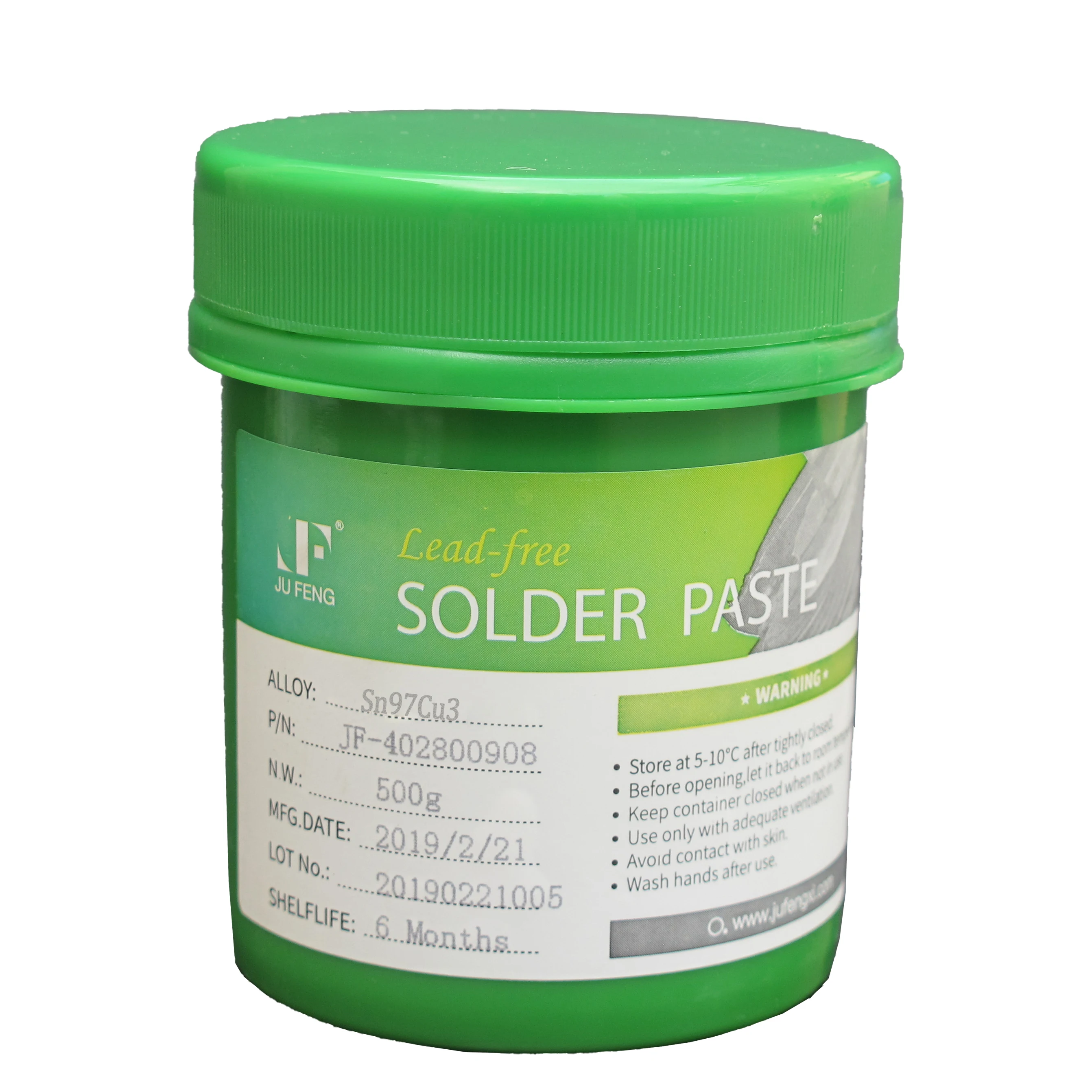 Lead-free halogen-free Tin Copper alloys Sn97Cu3 T3-T6 solder paste with high temperature 300 welding Celsius