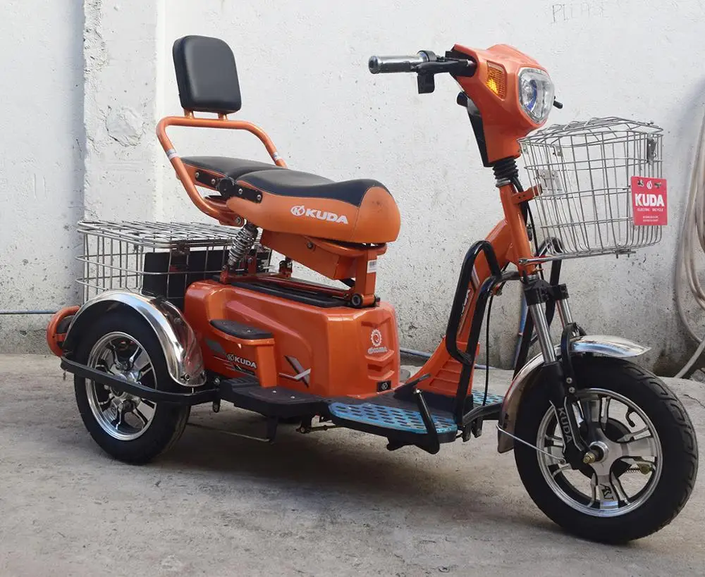 
2020 Fashionable Powerful Electric Passenger Tricycles Three Wheels for Adults Lead Acid Battery Differential Bruless Motor Open 