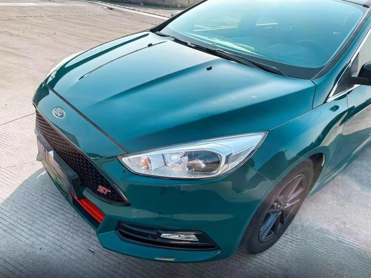 Линейка для домашних животных зеленый ад версия без пузырьков воздуха блеск Хамелеон кузова автомобиля цвет металлик виниловая