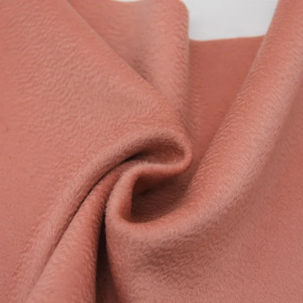 Двухсторонняя шерстяная ткань с начесом двухсторонняя муаровая тяжелый тканый флис покрытием для костюма платья куртки