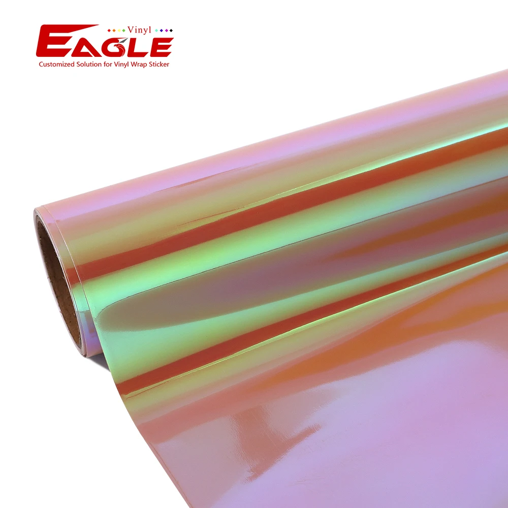 wholesale vinyl waterproof sticker pvc color opal self-adhesive vinyl rolls for vinyl cutting plotter cut