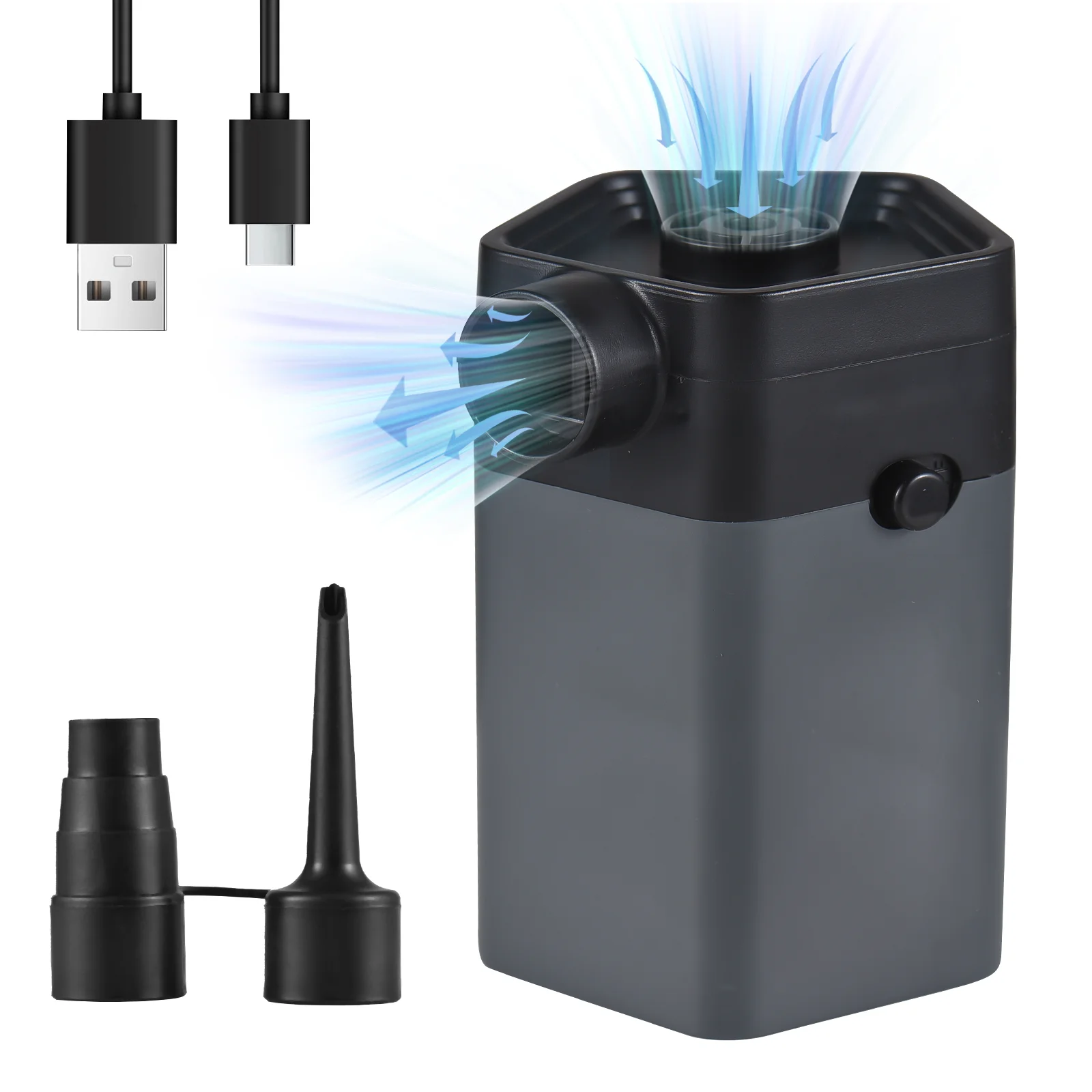 Super mini air pump/deflation pump Ultra-compact pump with battery for Sleeping Mat Pool Float Swim Ring air mattresses