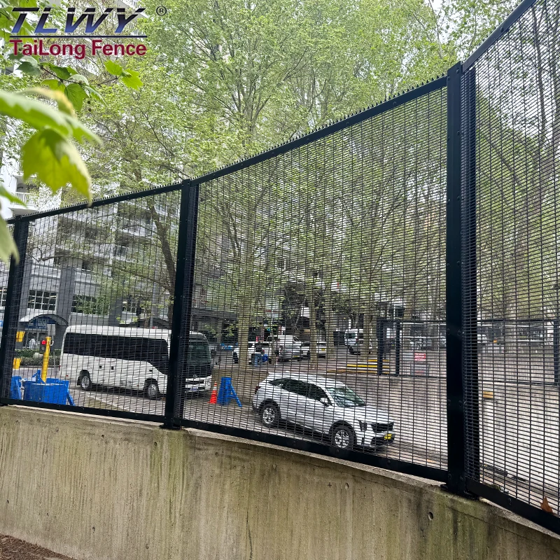 High Quality Galvanized PVC Coated Wire Mesh Fence 2X4 Welded Wire Mesh Panel Fence 358 Security Panel Fence