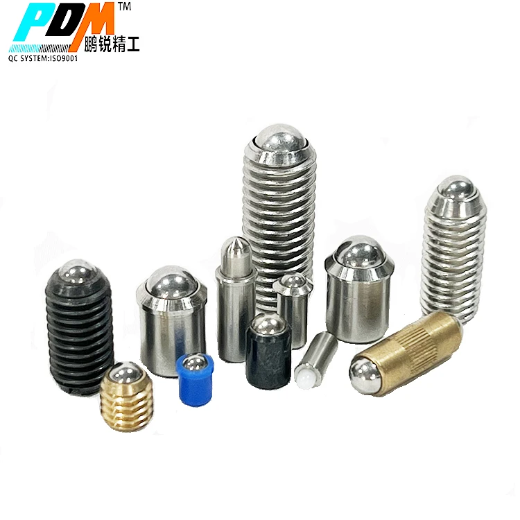 PDM Stainless Steel Knurled Head Pull Knob Knurled Knob Hand Retractable Spring Plunger