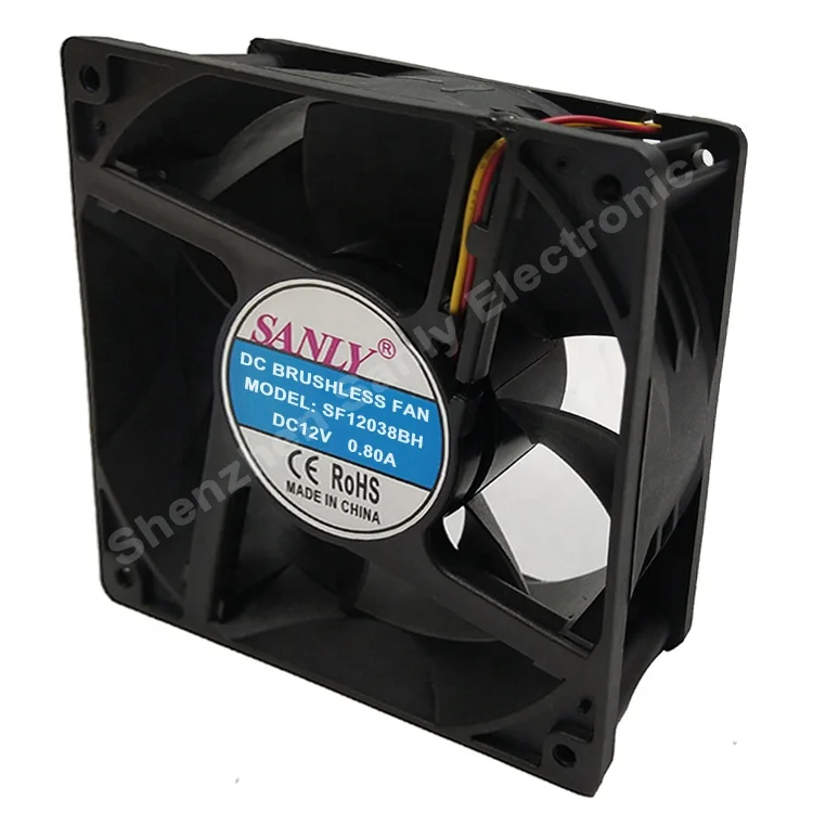 12 volt low noise dc ventilating fan SANLY