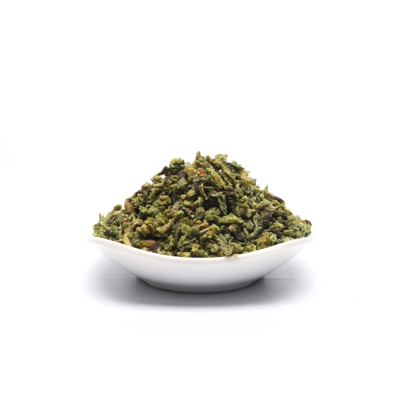 Liansheng Hot Sale New crop dehydrated green bell pepper granules