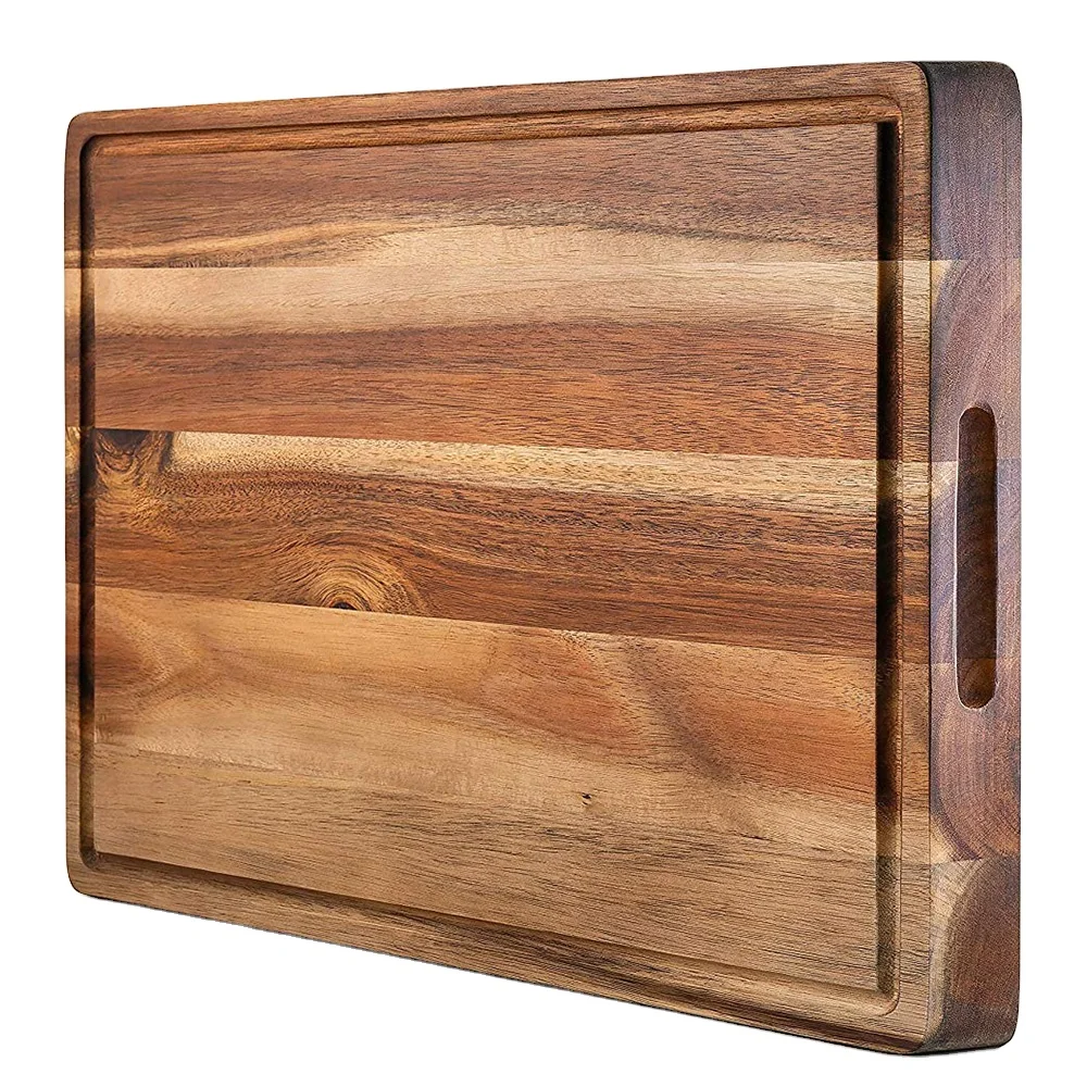 16*12inch Extra Large Custom Acacia Wood Cutting Chopping Board For Kitchen