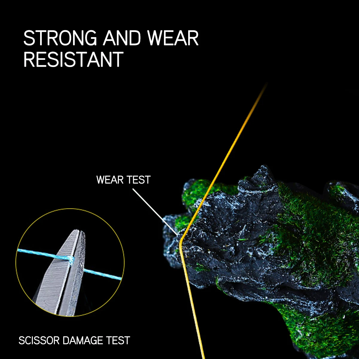 Wholesale retail W8 multifilament PE braided line pesca 8 strands 500M fishing line