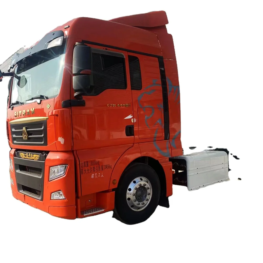 Китай sitrak 6*4 CNG Тракторная головка грузовика с двигателем Weichai быстрая коробка передач Euro 5 левое рулевое управление ручная продажа по низкой цене
