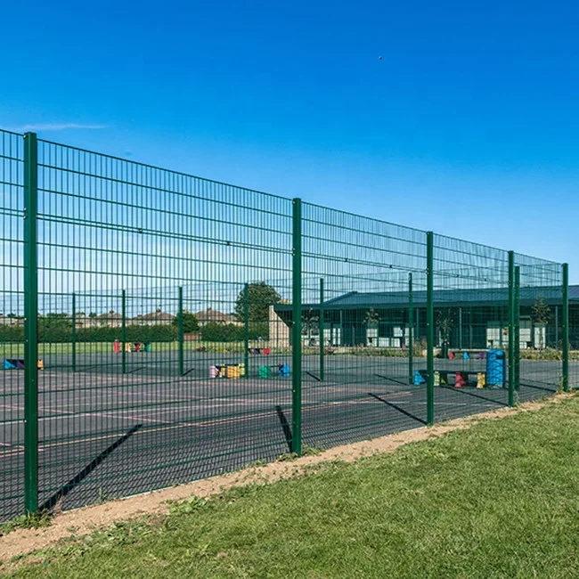 commercial galvanized steel welded diamond mesh wire fence for farm/highway/sport