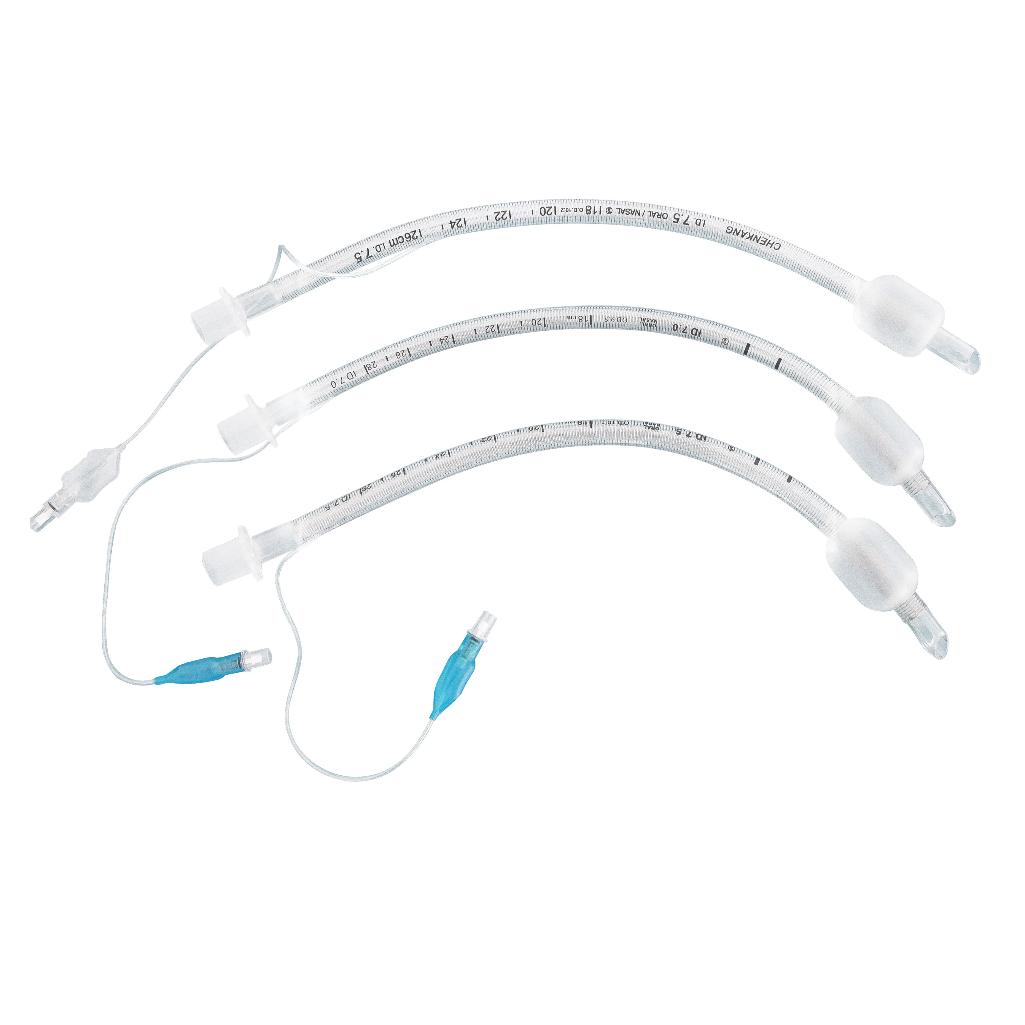Reinforced endotracheal tube with CE ISO certificate