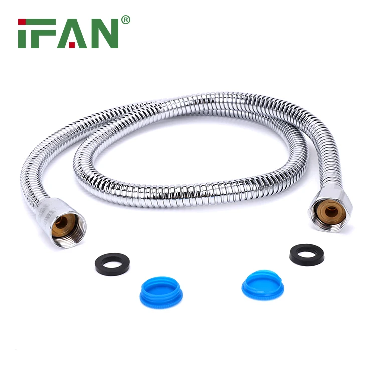 IFAN Wall Mounted Household Bath Shower Head Spray Plated Chrome Shower Sprayer Bathroom Water Sprayer