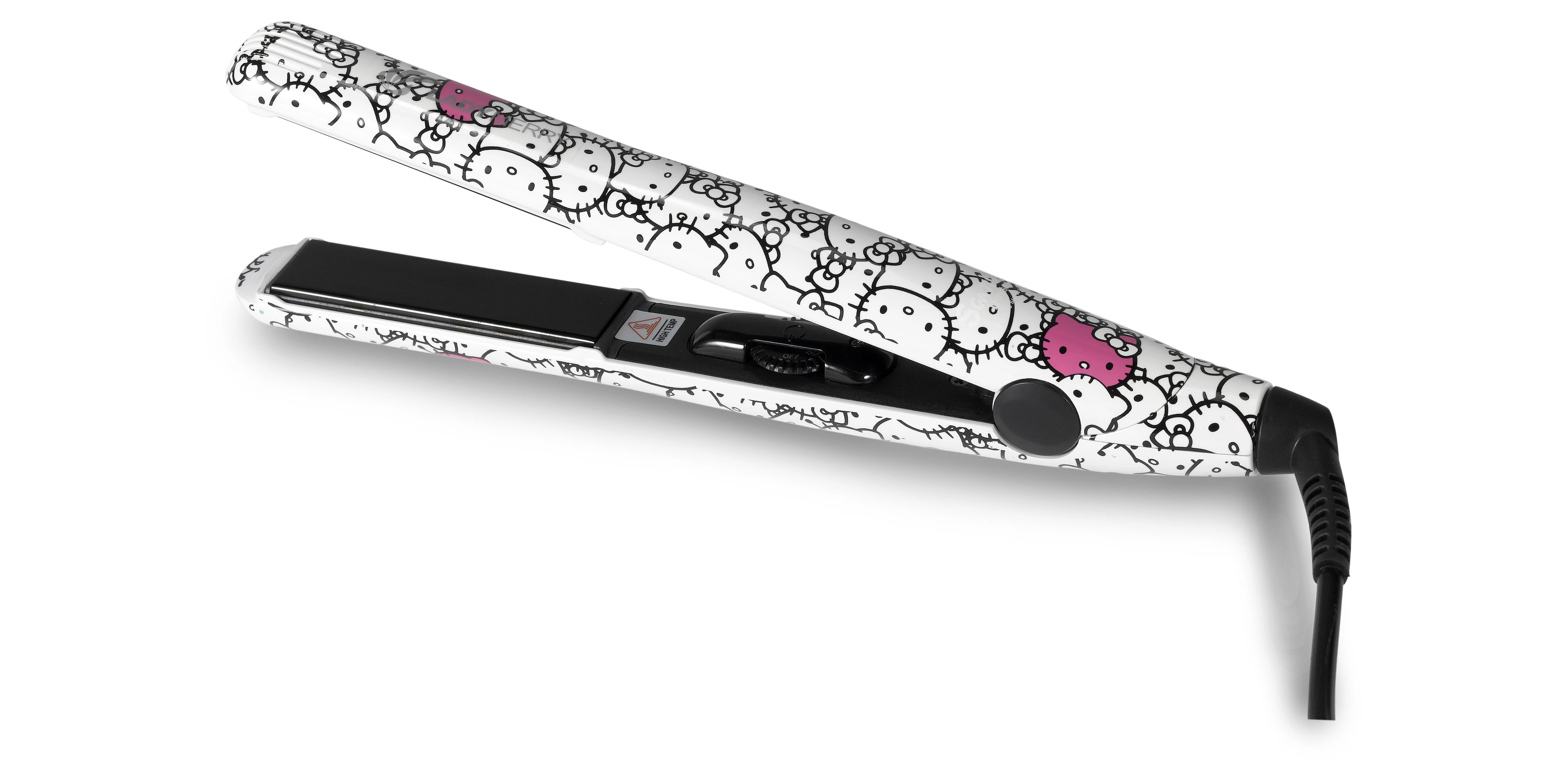 Hello Kitty профессиональный салон двойной MHC ЖК-индикатор 250-450F 2 в 1 многофункциональный выпрямитель для волос