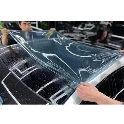 High heat rejection Blue Clear Glossy Car roof  Protective Film TPU  Skylight film1.52*15M self Healing anti scratch
