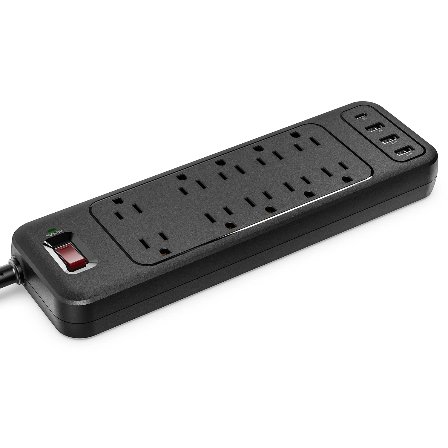 Удлинитель с USB 10 розетки удлинитель Кабель разъемом usb типа c на выходе для головок Мульти