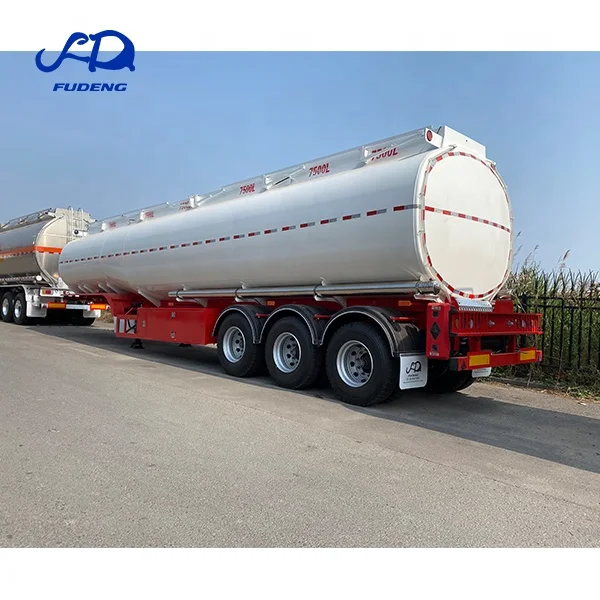3 Axle 40000 45000 Liters Fuel Tanker Oil Fuel Tank Tanker Truck Trailer Semi Tanker Trailers