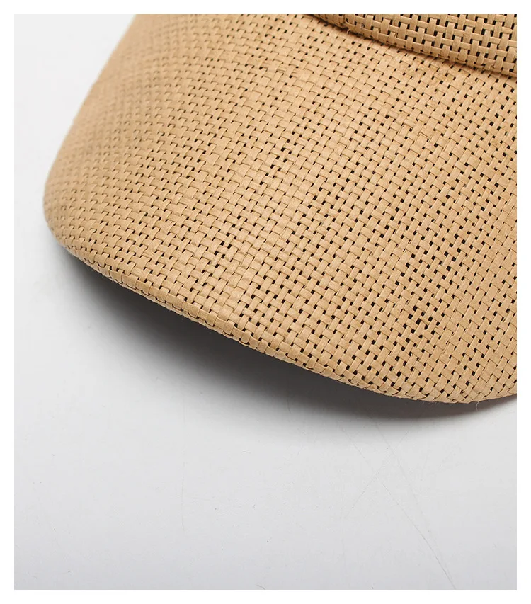 2019 New Straw Baseball Cap Snapback Cap Adjustable Casquette Bones Gorras Casual Dad hat for Men Breathable and Cool Cap