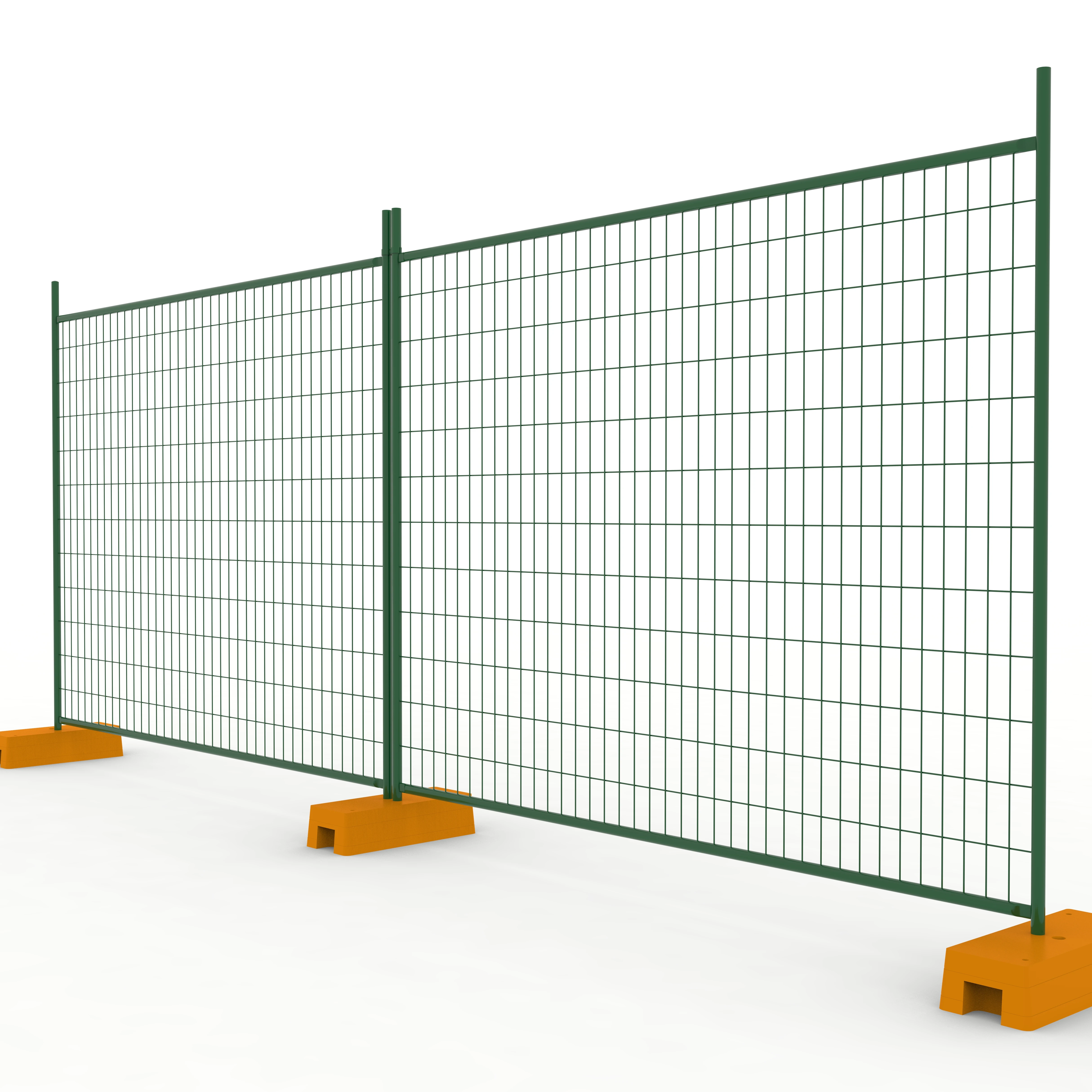 cheap Australian construction hoarding temporary fence removable plastic base temporary fence panel