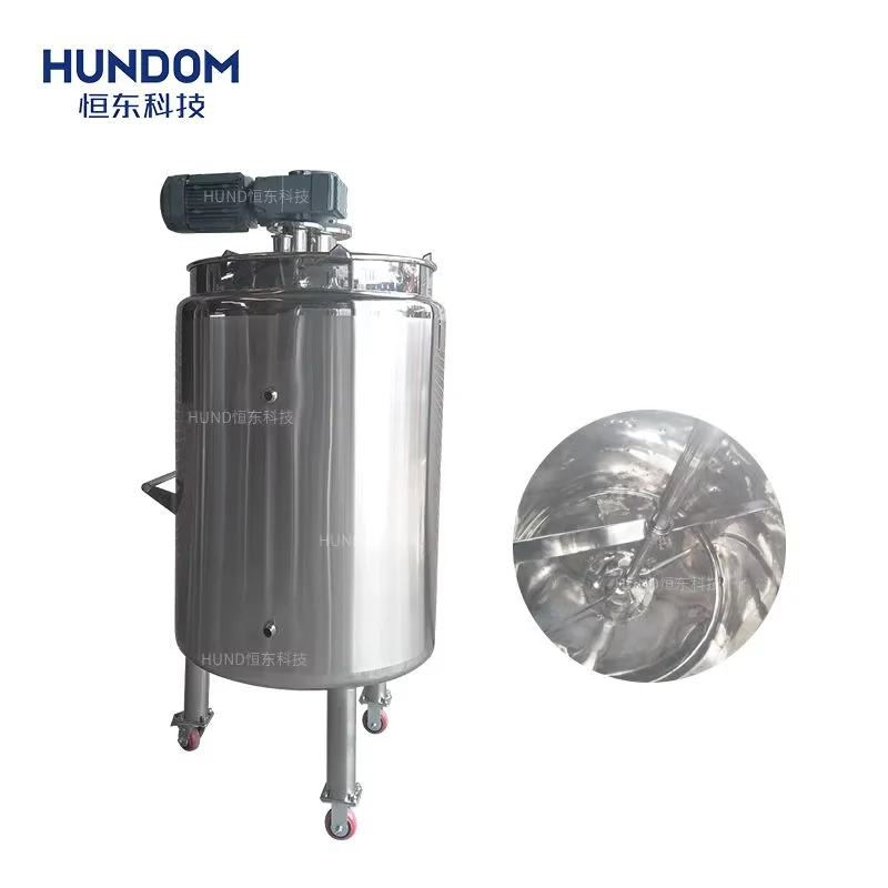 Electrical Cooking Jacket Kettle SS316L SS304 Tank Manufacturer Tomato Sauce Wax Melting Tank Mixing Tank With Agitator
