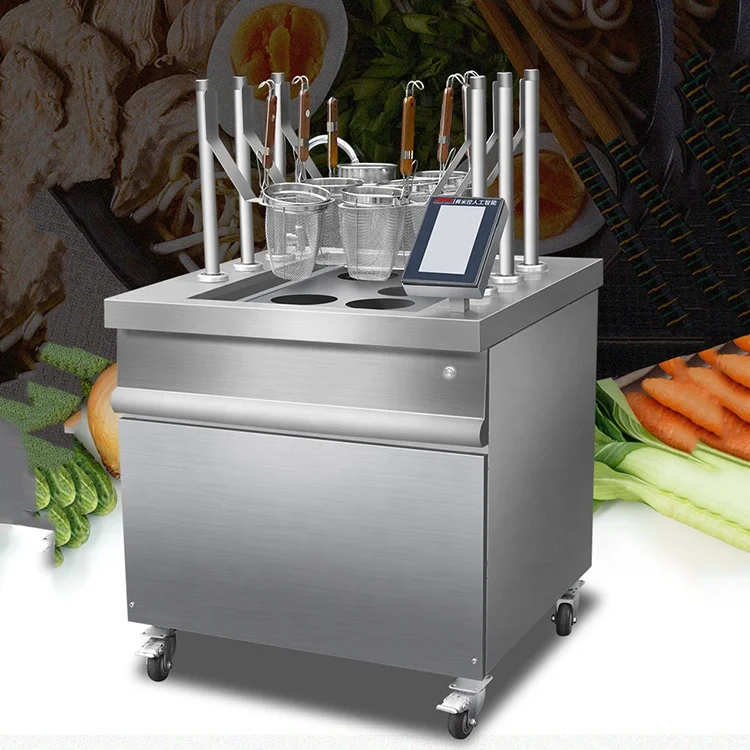 Commercial Automatic Restaurant Equipment Six-baskets Noodle Cooker Noodle Cooking Boiling Machine
