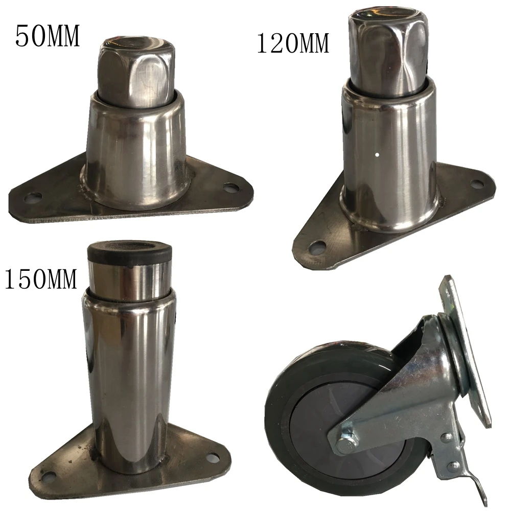 Banco comercial de dos puertas Commercial Stainless Steel Under Counter Refrigerator 2 doors