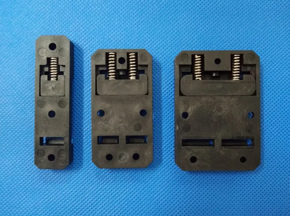 DIN Rail Mount Clips Plastic Nylon Spring Din Case Clip 76.5mmx20mmx8mm Din Standard Rail Plastic Mounting Clips