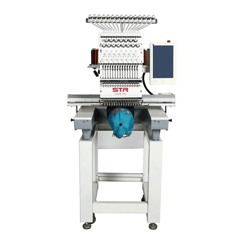STROCEAN 2023 hat embroidery machine single head hot seller computerized embroidery machine high performance