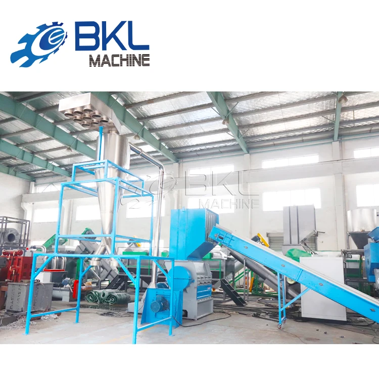 Plastic bottle Shredding and crushing line Crusher machine plastic