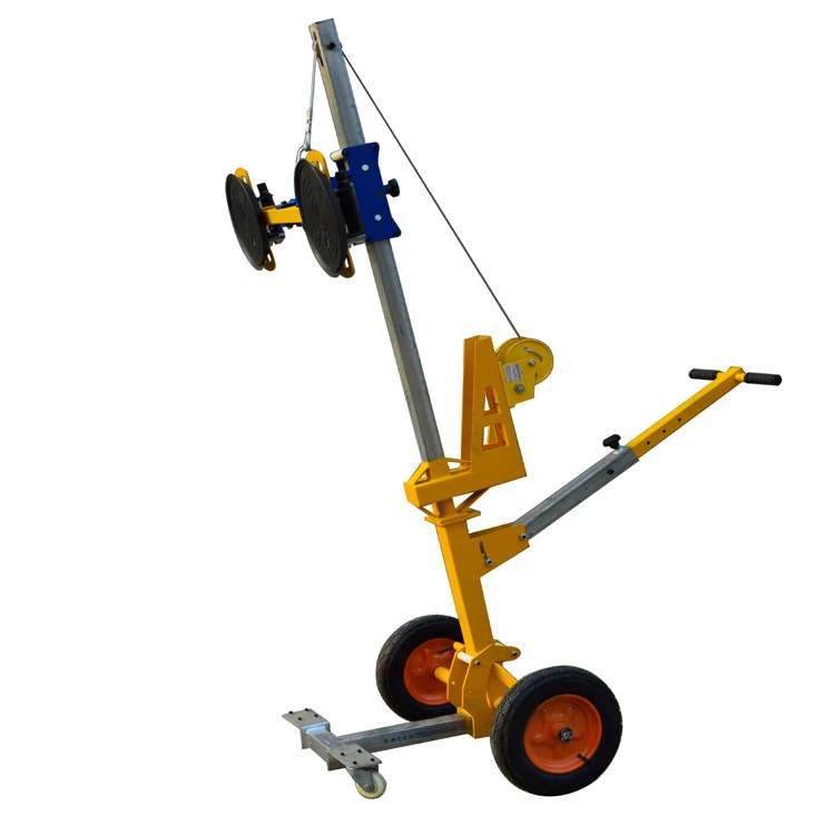 Vacuum Glass Moving and Lifting Trolley with 2 Suction Cups