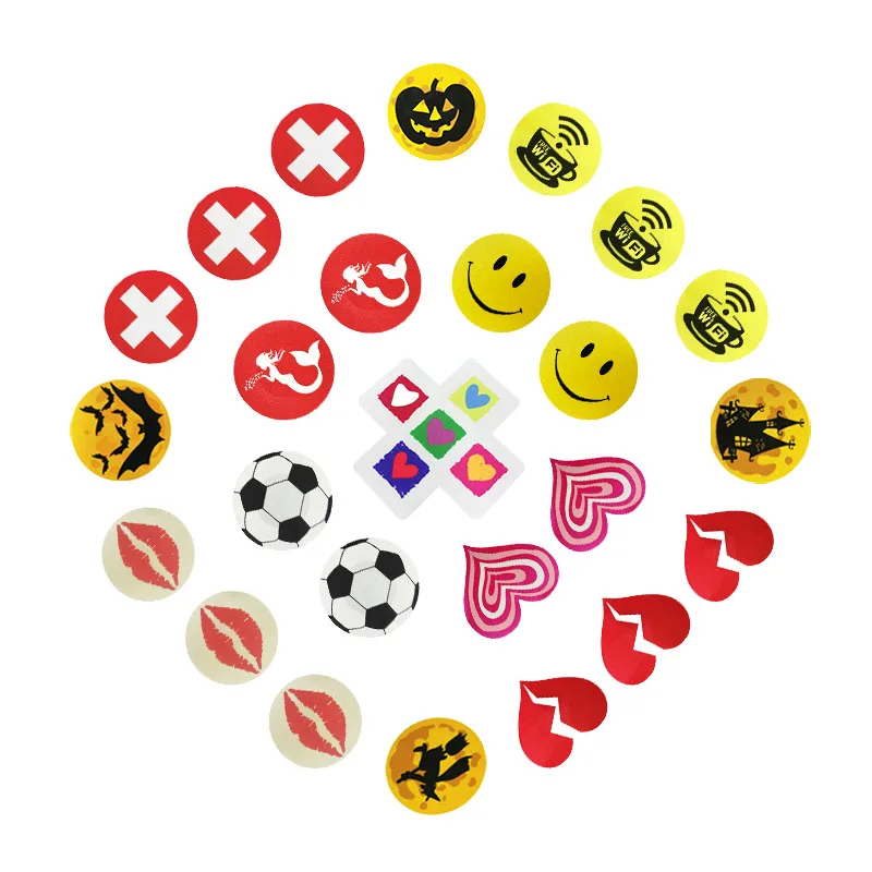 High Quality Self-Adhesive Breast Stickers Comfortable Nipple Pasties Disposable Nipple Cover Multi Design Chest Pad