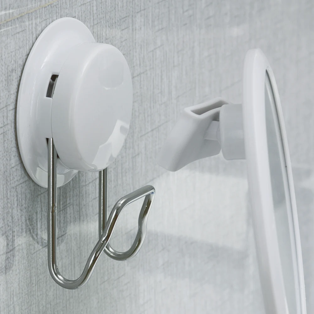 360 Degree Rotating Cosmetic Makeup Mirror Bathroom Shower Shaving Mirror with Suction Cup