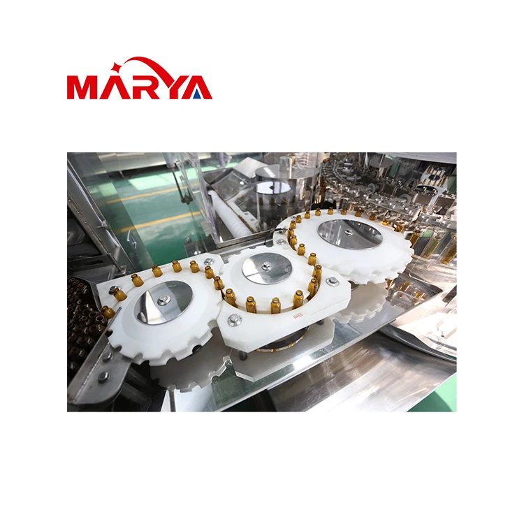 Automatic Pharmaceutical Glass Bottle Oral Cough Syrup Liquid Small Filling and Capping Machine Production Line