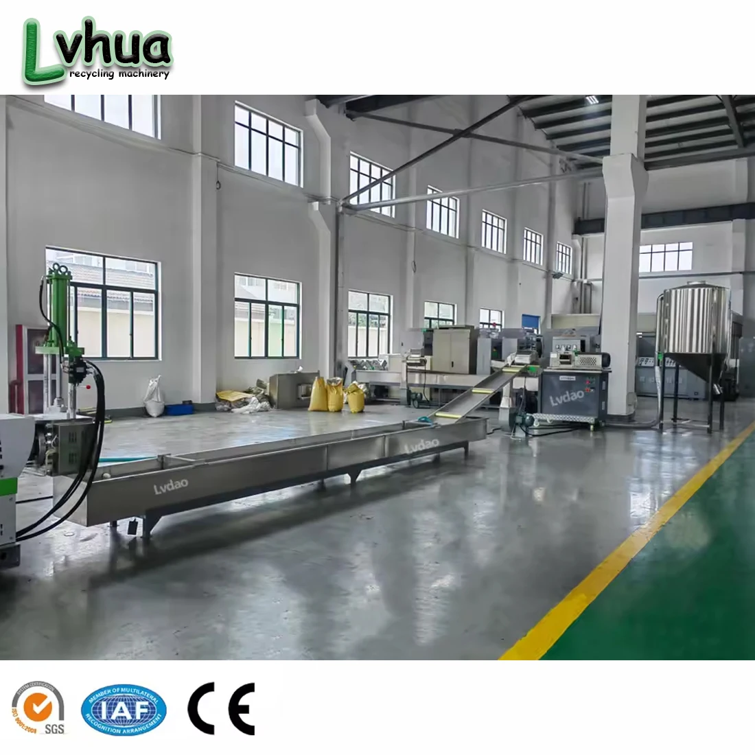 300-1000kg/h Plastic Granulator Hard PP PE Granulator PE Granulator Recycling Equipment