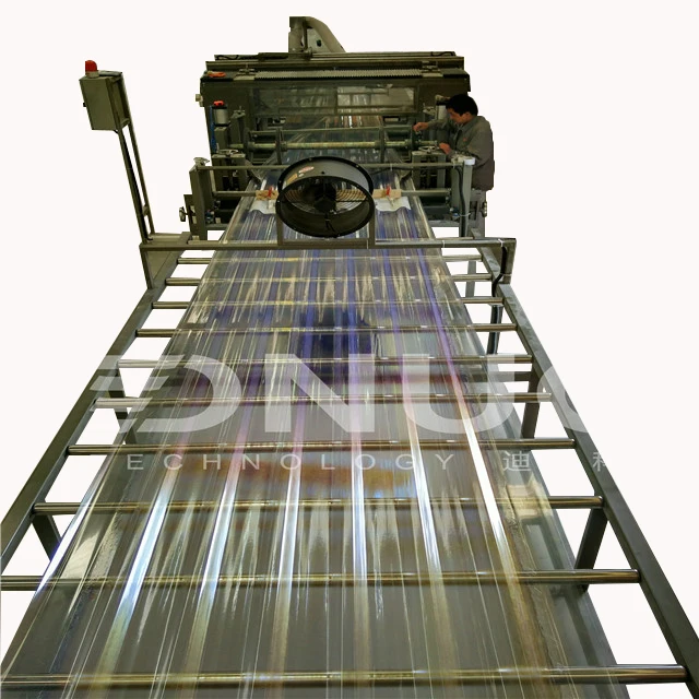 Multi-purpose grp fiber sheet panel for roof and wall with different color and types production line