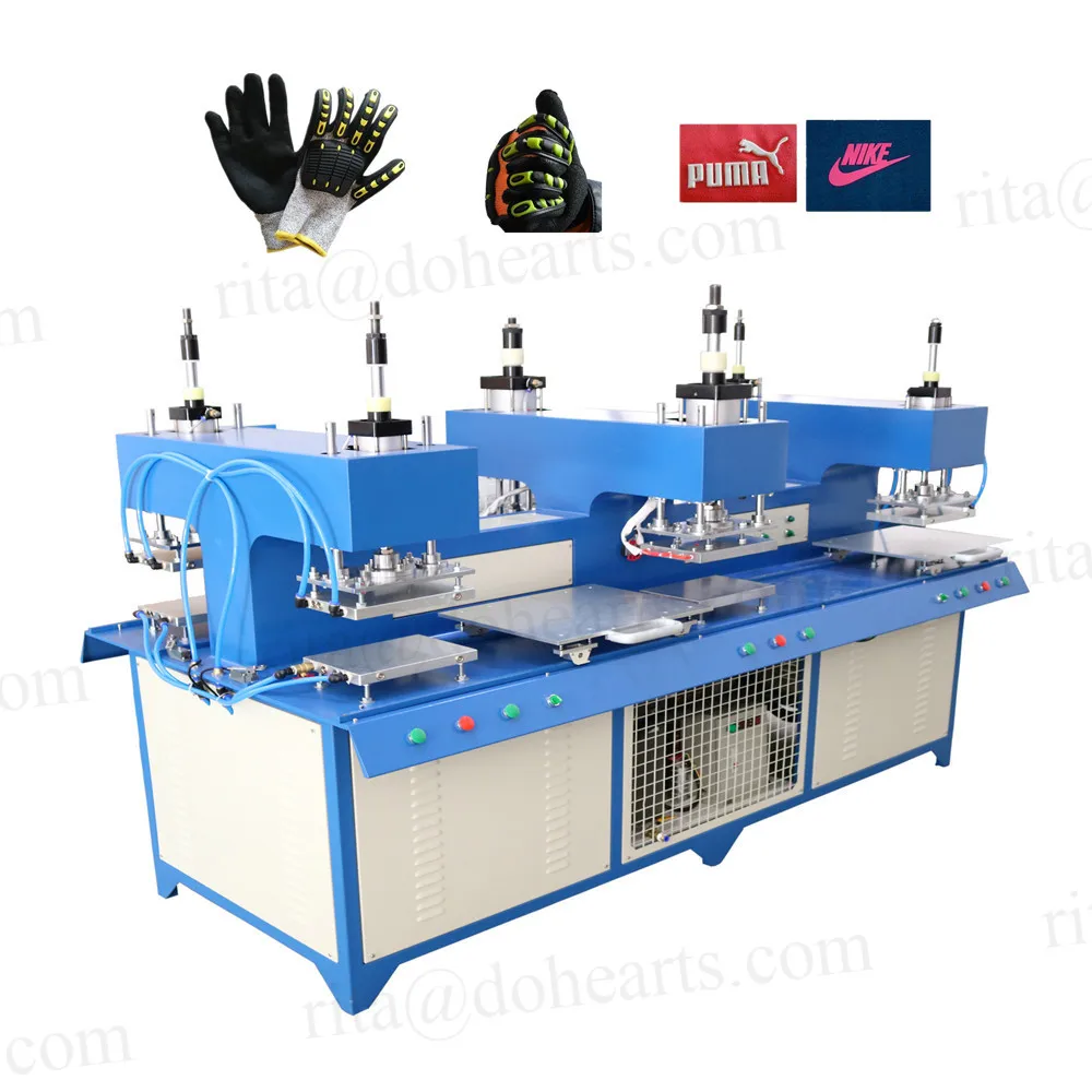 Machine making silicone heat transfer 3d rubber label for garment clothes and socks