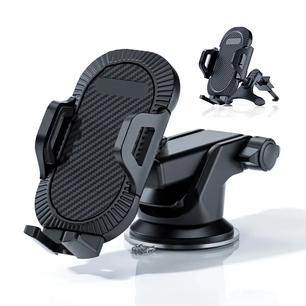 Универсальная автомобильная подставка для мобильного телефона, аксессуар на присоске, Немагнитный, для iPhone 13,12 Pro, Xiaomi, Samsung,LG